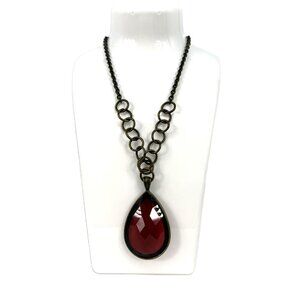 Garnet Fashion Necklace